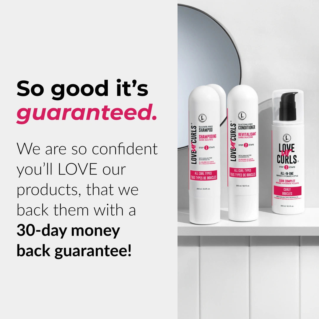 30 day money back guranteee for the 3 step system