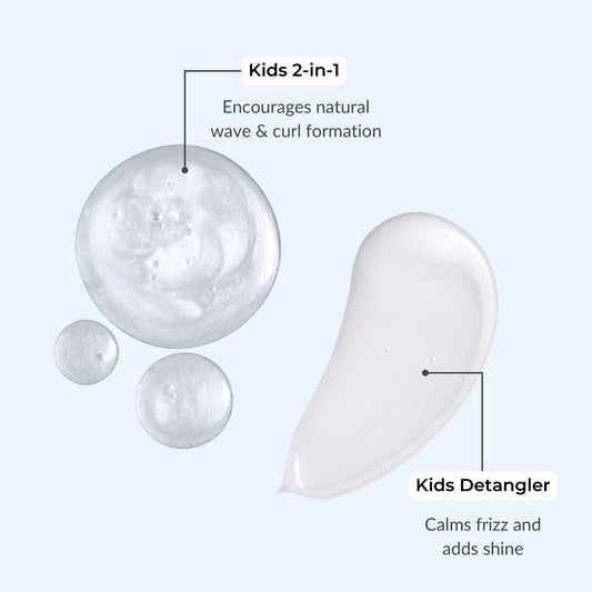 Lil' Curls Wash n' Detangle Kit Gently Scented