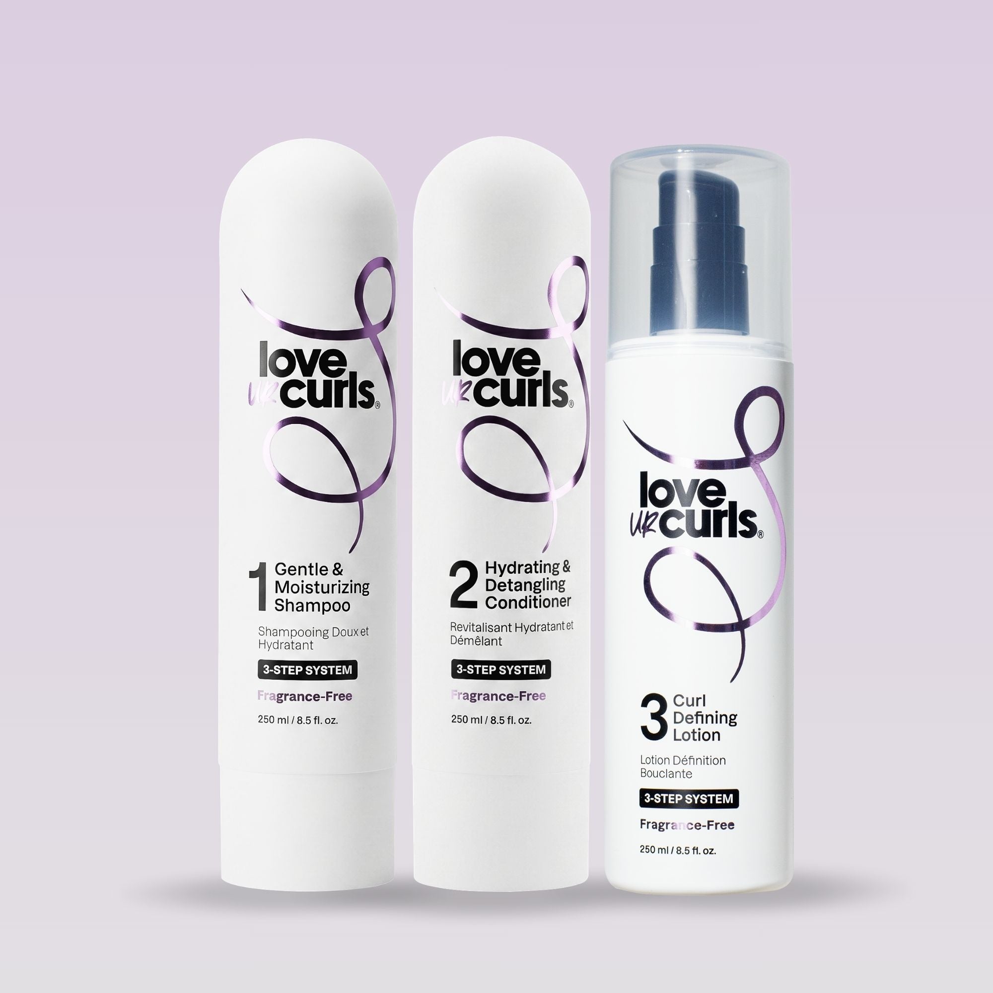 Fragrance Free 3 Step System | Love Ur Curls® – LUS Brands (US)