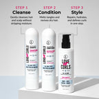 fragrance free 3 step system 3 steps to cleanse condition and style with love ur curls lus brands