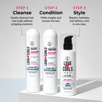 fragrance free 3 step system cleanse condition and style 3 step love ur curls lus brands with shampoo conditioner and styler