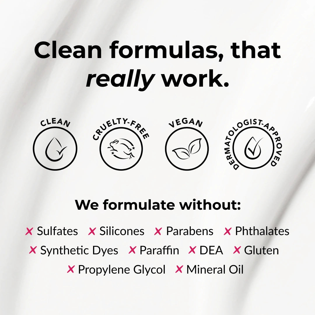 clean formula from 3 step kinky coily fragrance free