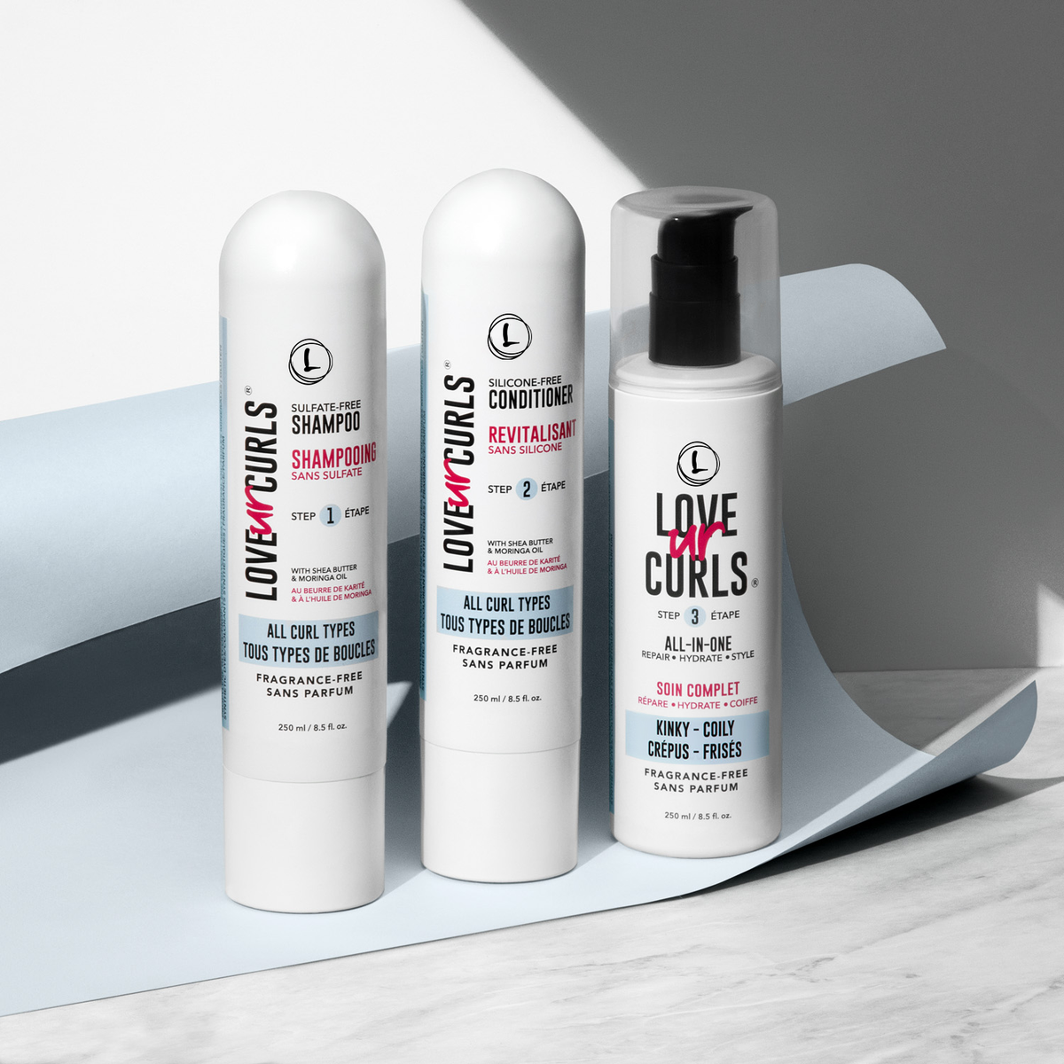 Fragrance-Free Kinky-Coily 3-Step System